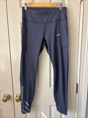 Brooks grey Performance Leggings with Side Pockets